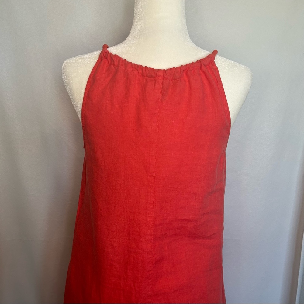 Tommy Bahama linen summer dress great condition size XS side pockets - Picture 3 of 8